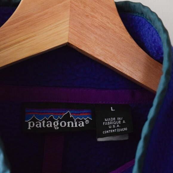 Vintage Patagonia snap T fleece Made in USA - Picture 3 of 4